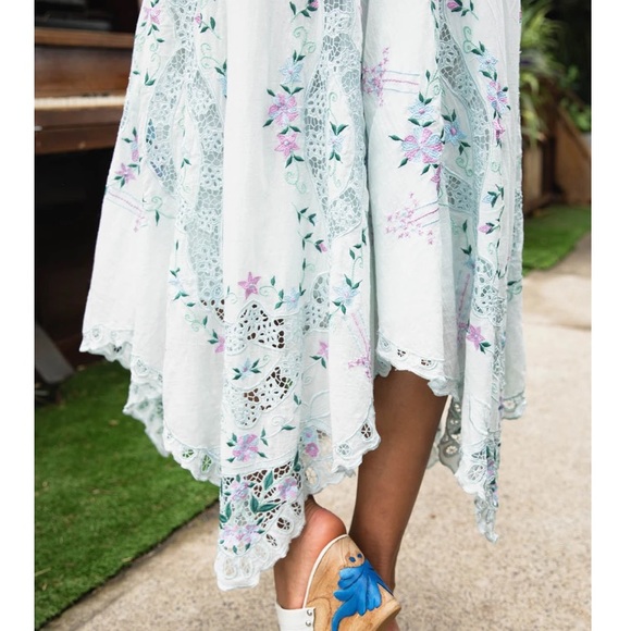 ONCE UPON A SONG - HALTER EMBROIDERED Mint S - Picture 4 of 12